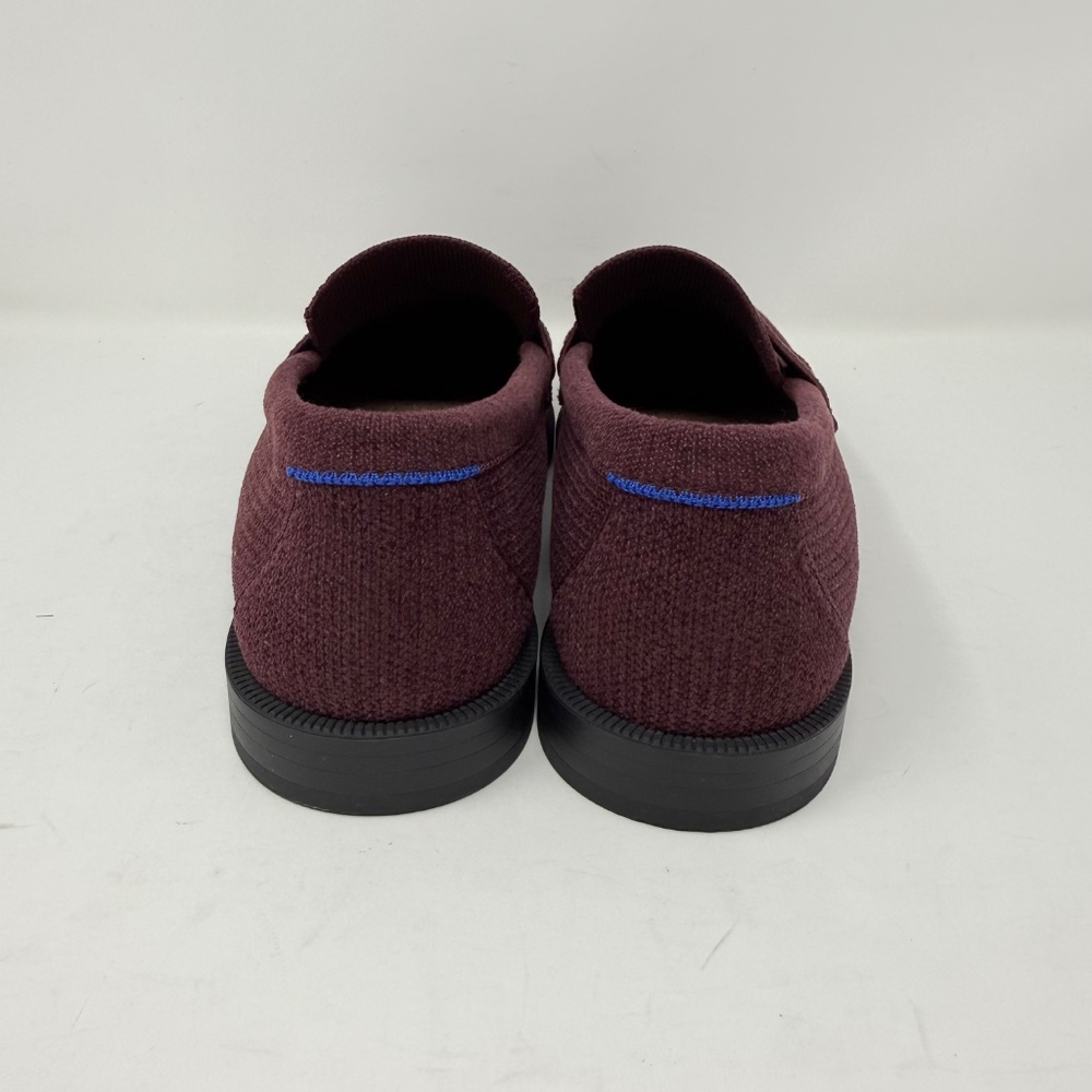 New Rothy's The ReVelvet Penny Loafer Revelvet Syrah Sz 9 - Picture 5 of 13
